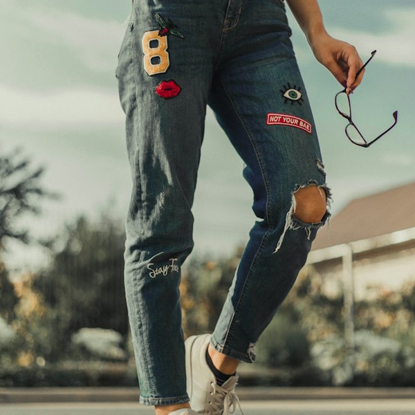 Classic Straight-Fit Stretch Denim Jeans